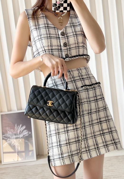 香奈儿 23P COCOhandle  链条手柄口盖 黑色 迷你/小号（LZ） 商品图2