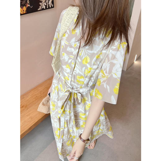 2507402    保姿 印花真丝 连衣裙 商品图6