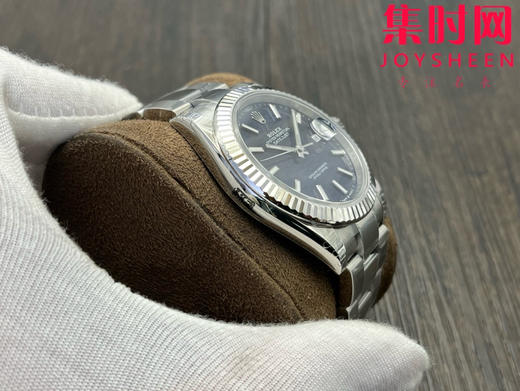 劳力士 VS日志41系列 蓝色格子面 格纹盘 男士腕表 3235机 三珠带 表径41mm 商品图4