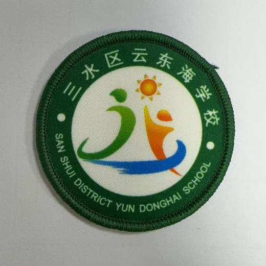 通版佛山市三水区云东海学校包边校徽布标姓名贴章可缝烫现货发51 商品图0