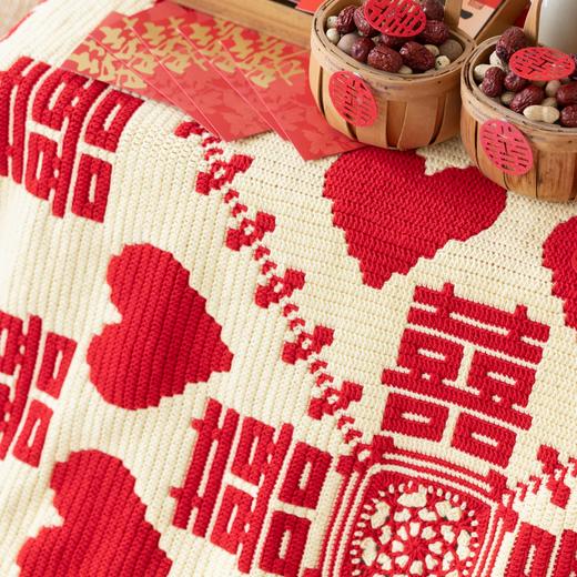 苏苏姐家福喜抱枕&毯子手工DIY家居钩针毛线4股牛奶棉自制材料包 商品图3