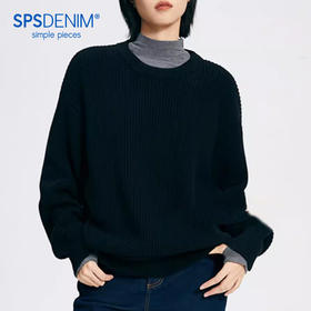 simplepieces男女同款冬季SPS毛衣懒人纯棉针织衫