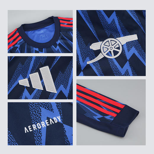 小李子ADIDAS阿迪达斯25/26赛季阿森纳球迷版客场长袖球衣足球服JI9525 商品图3
