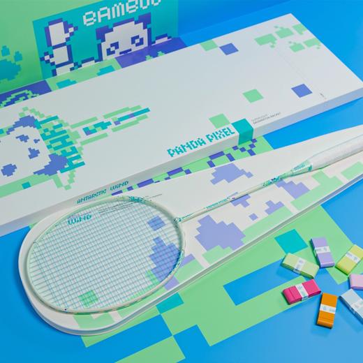 南极风 羽毛球拍 熊猫球拍 PANDA PIXEL 带线 商品图2