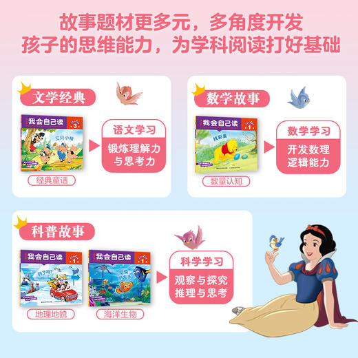 【童趣】迪士尼我会自己读汉语分级读物 第1-4级 单级10册起 多规格 共40册 商品图5
