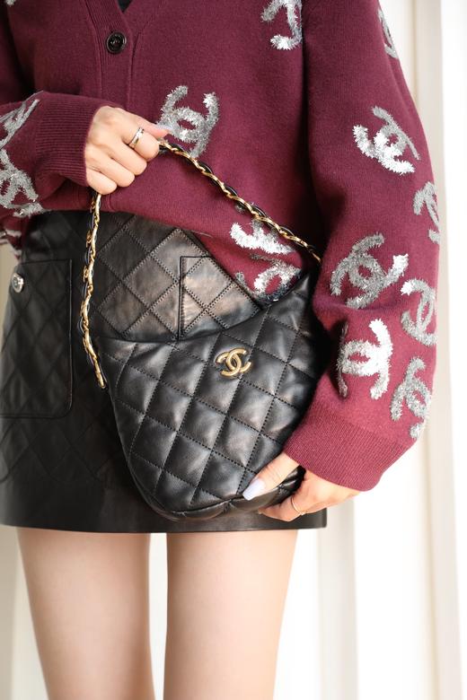 香奈儿-22k秋冬HOBO腋下包/嬉皮包（LZ） 商品图5