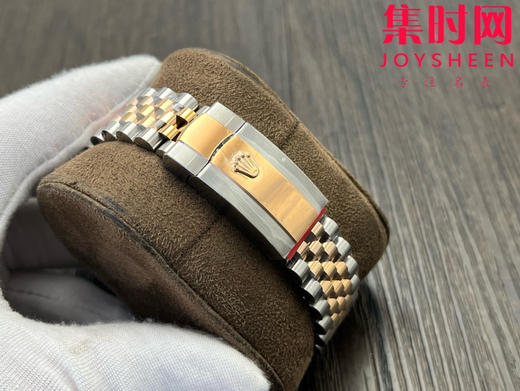 劳力士 VS日志41系列 间玫金格子面 格纹盘 男士腕表 3235机 五珠带 表径41mm 商品图6