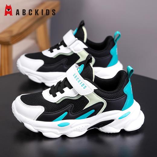Abckids男童鞋子秋季新款网面透气儿童运动鞋软底女童休闲跑步鞋27-38 商品图7