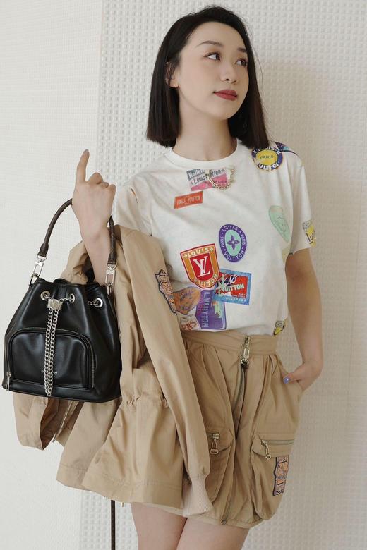 驴家LV NO WAY VIBE 金属配件滑动装饰 羊皮 单肩手提包 (JPH) 商品图2