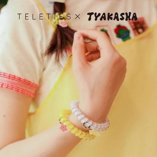 【美国品牌】TELETIES电话线新款发圈高弹力发绳四季款【TYAKASHA塔卡沙联名款】 oring的花园 商品图1