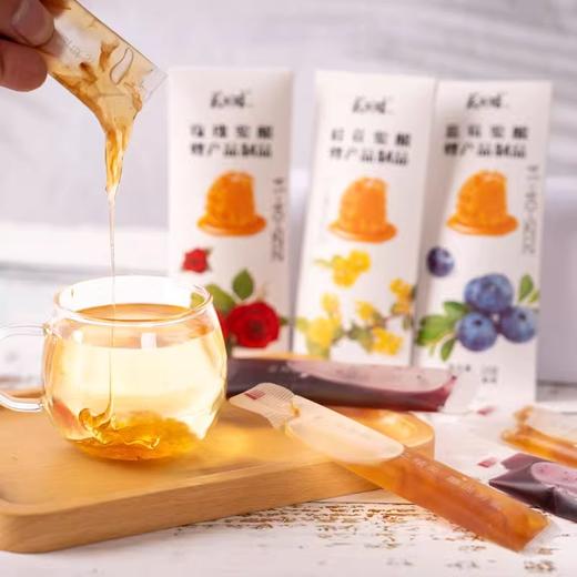 桂花蜂蜜条便携式蜂蜜条20g*10袋开袋即食 商品图5