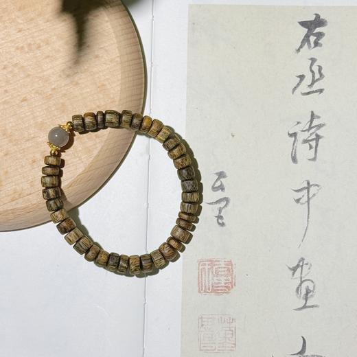 【沉香溯源】算盘珠和田玉光珠手串 BCCSDIY280 （特殊商品请在收货之后48小时内申请退换货，过期不予处理！！！） 商品图1