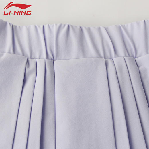 李宁新款短裙2025新款羽毛球系列弹力舒适休闲日常训练运动裙ASKV290羽毛球服 商品图2
