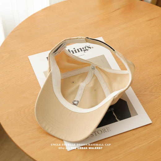 空顶棒球帽~奇曲夏季女可扎马尾户外运动骑行遮阳防晒鸭舌帽子 商品图3