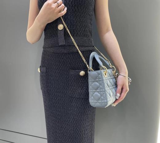 迪奥 三格戴妃 进口羊皮 迷你 多色（LZ） 商品图3