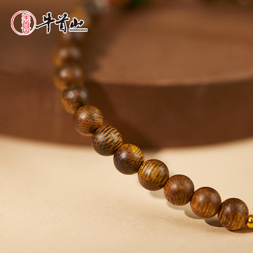 牛首山文创扶光·绿棋楠单圈手串高级显白送闺蜜女朋友礼物 商品图1