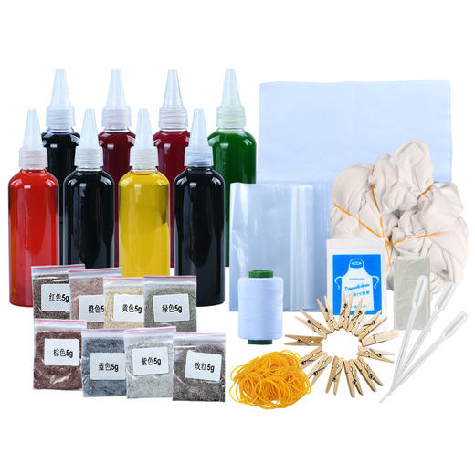 【国风非遗手工】手工扎染DIY套装  儿童节创意手作染色艺术户外亲子活动冷染 商品图4