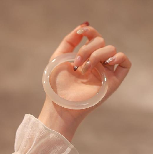 【贺福安  白月光手镯集合】  冰透洁白  送礼必备 商品图1