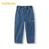 巴拉巴拉童装儿童裤子男童牛仔裤秋装长裤工装口袋时尚舒适潮酷 商品缩略图4