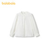 巴拉巴拉女童儿童长袖衬衫秋装童装花边衬衣荷叶边甜美时尚舒适潮 商品缩略图1