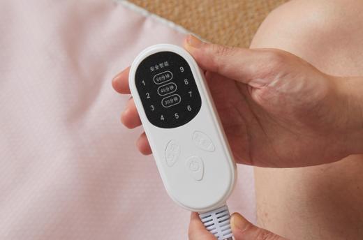 盐掌柜锦缎凉席艾绒毯，躺着、盖着，舒适热敷【G】 商品图5