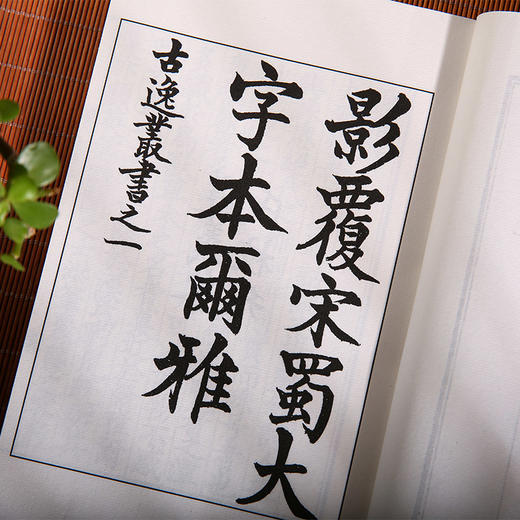 中华经典珍本丛刊尔雅 精选底本宣纸线装古逸丛书影覆宋蜀大字本 商品图3