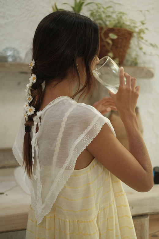 亚麻真丝棉 - 古典蕾丝小披 商品图7