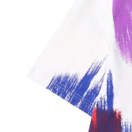 T4309SDSA夏季新款男士痞帅韩系彩色印花圆领短袖T恤简约休闲时尚上衣 商品图4