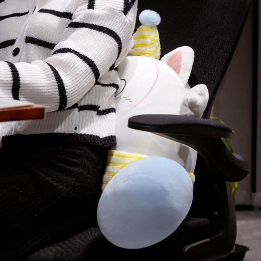 自然醒小手大开趣味拥抱式床头腰靠床头软包大靠背枕头午睡久坐ins抱枕可拆洗QYL 商品图13