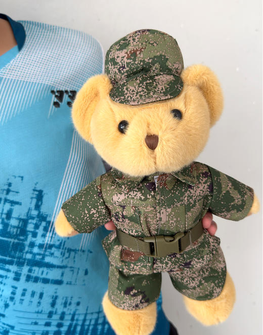 《戎宝》小熊玩偶公仔摆件  软萌PP棉  衣物可穿脱  治愈系陪伴 商品图4