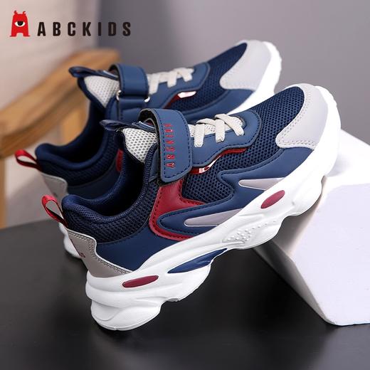 Abckids男童鞋子秋季新款网面透气儿童运动鞋软底女童休闲跑步鞋27-38 商品图5