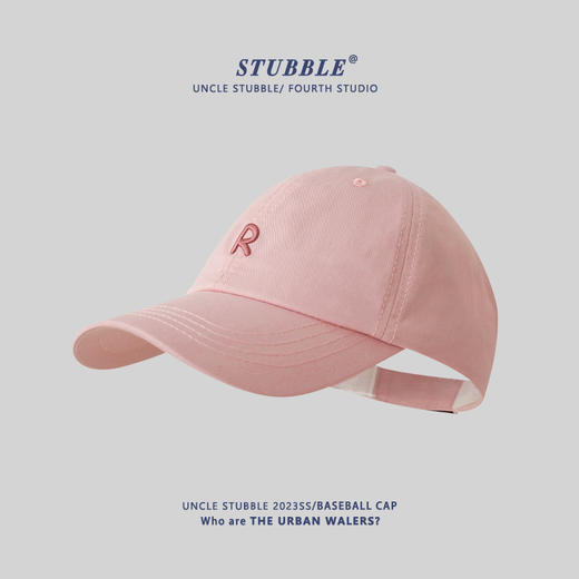 空顶棒球帽~奇曲夏季女可扎马尾户外运动骑行遮阳防晒鸭舌帽子 商品图8