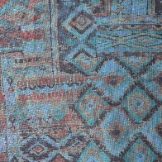 T4299SDSA夏季新款男士痞帅复古菱形图案设计小众圆领长袖T恤休闲简约 商品图3