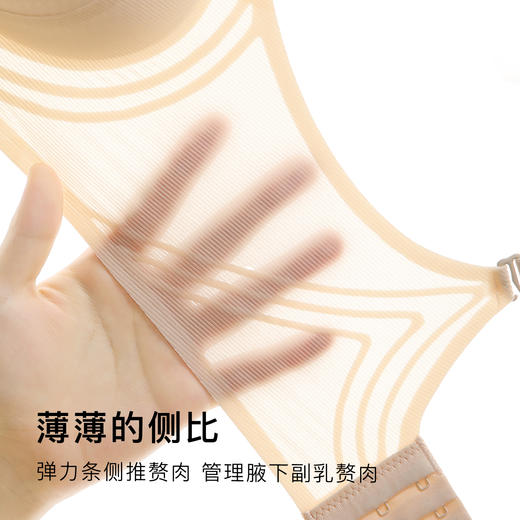 【隐形粉底肤】内衣女白T内搭不透无痕提拉冰丝透气无钢圈文胸罩一岸流年 商品图9