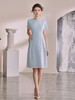 IWY/ 蓝色美容院工作服女高端养生馆名媛气质女神范高级感连衣裙职业装WQ187 商品缩略图3