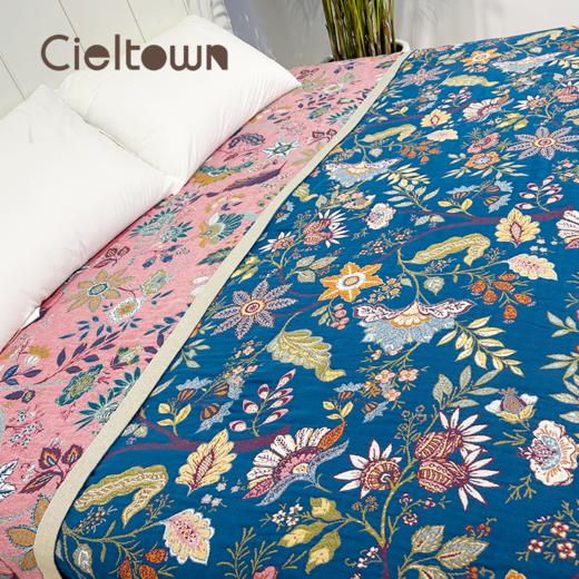 【爆款】Cieltown夏尔小镇&国朴纯棉纱布多功能毯秘密花园 商品图1