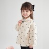 笛莎Deesha 童装女童外套2025冬新款女童蝴蝶结绣花春亚纺绗棉翻领棉服 商品缩略图1