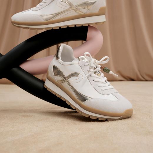 【云粉节】【思加图】BF楼思加图2025秋季新款抹茶拿铁阿甘鞋德训鞋运动休闲鞋女鞋EHR21吊牌价1390 商品图3