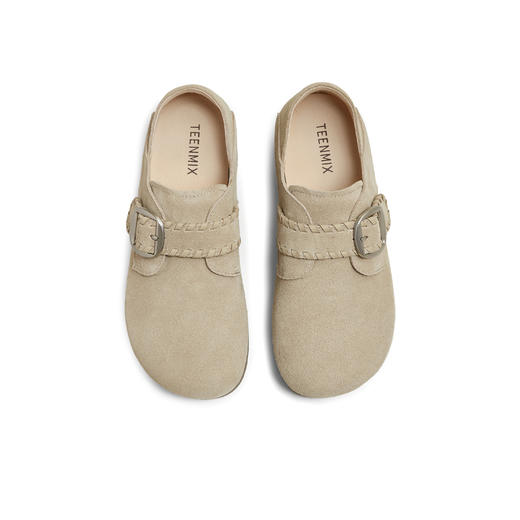 【云粉节】BF楼天美意复古厚底全包勃肯鞋女两穿休闲单鞋半拖2025秋新款BJ553CM5吊牌价859活动价439 商品图1