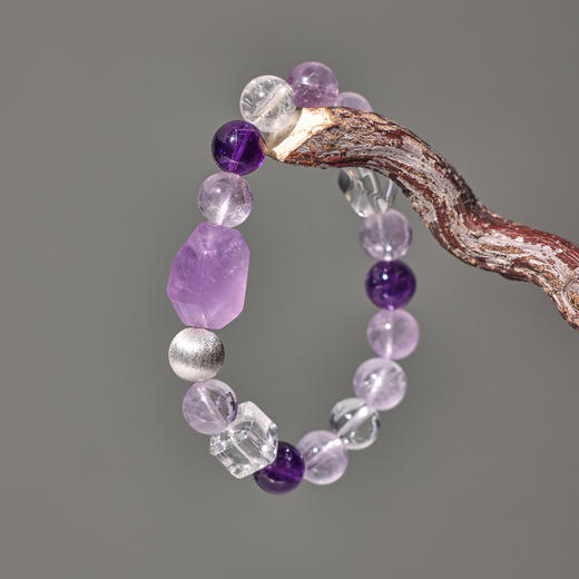 ARSIS｜晶石系列 灵气开运·紫水晶串珠手链 商品图6