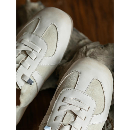 牧衣游 真皮休闲鞋平底舒适文艺复古 福履【不支持会员折】 商品图1