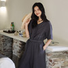 绽放旅行女装415朵/复活款·2021年砂洗亚麻V领显瘦短袖连体裤女 商品缩略图0