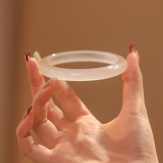 【贺福安  白月光手镯集合】  冰透洁白  送礼必备 商品图4