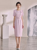 IWY/气质名媛高端精致职业装粉色连衣裙轻奢高级感美容院工作服WQ201 商品缩略图0