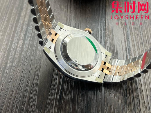 劳力士 VS日志41系列 间玫金格子面 格纹盘 男士腕表 3235机 五珠带 表径41mm 商品图8