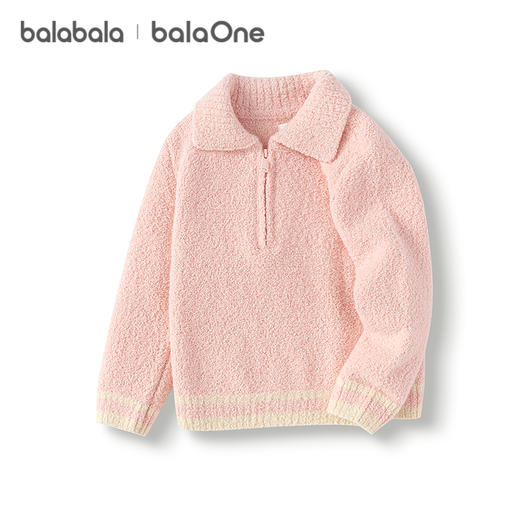 巴拉巴拉balaOne童装儿童毛衫男童2025秋新款毛衣女童套头针织衫 商品图4