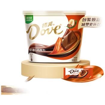 德芙全家桶 摩卡榛仁巧克力 碗装207g 休闲零食 糖果 生日礼物 商品图3