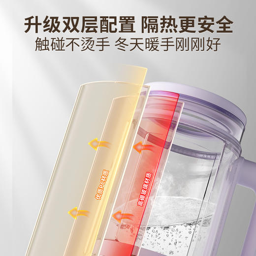 大宇养生壶多功能炖煮一体办公室小型玻璃电热水壶饮水机2025新款 商品图4