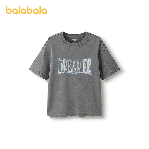 【商场同款】巴拉巴拉童装男童短袖t恤儿童2025新款秋装纯棉上衣 商品图4