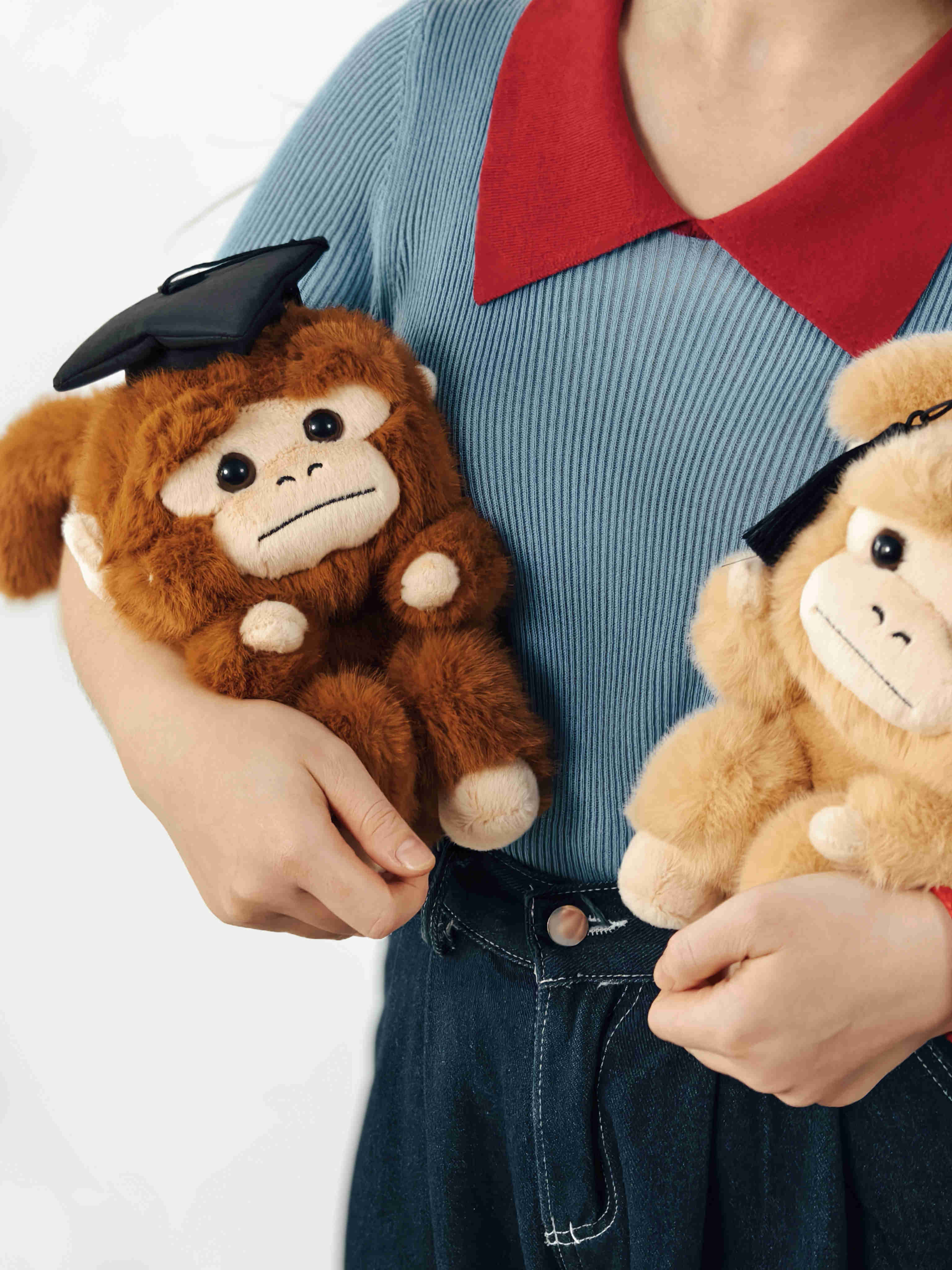 【新品早鸟价】学术吗喽公仔（两色可选）  文创 送礼  礼物  陪伴玩偶 广西师范大学出版社